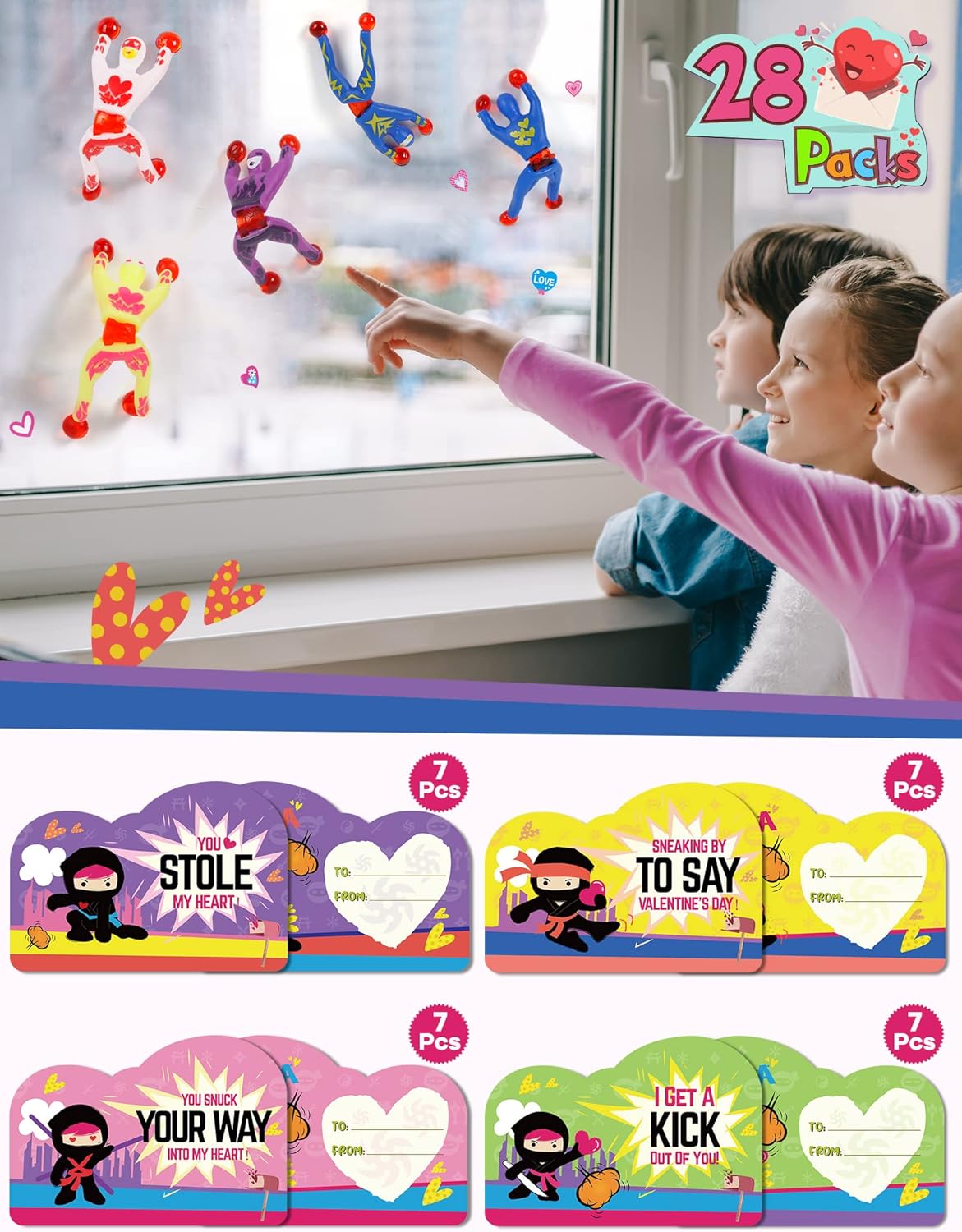 Thumbnail 1 de DG-Direct 28 Valentine's Day Cards 🎁