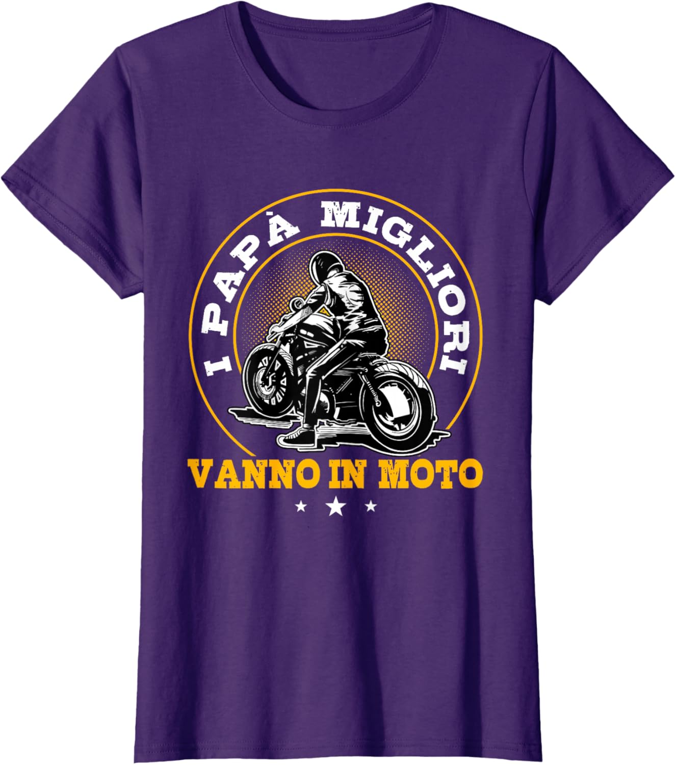 Thumbnail 2 de Motociclista I Papà Migliori Vanno In Moto Maglietta