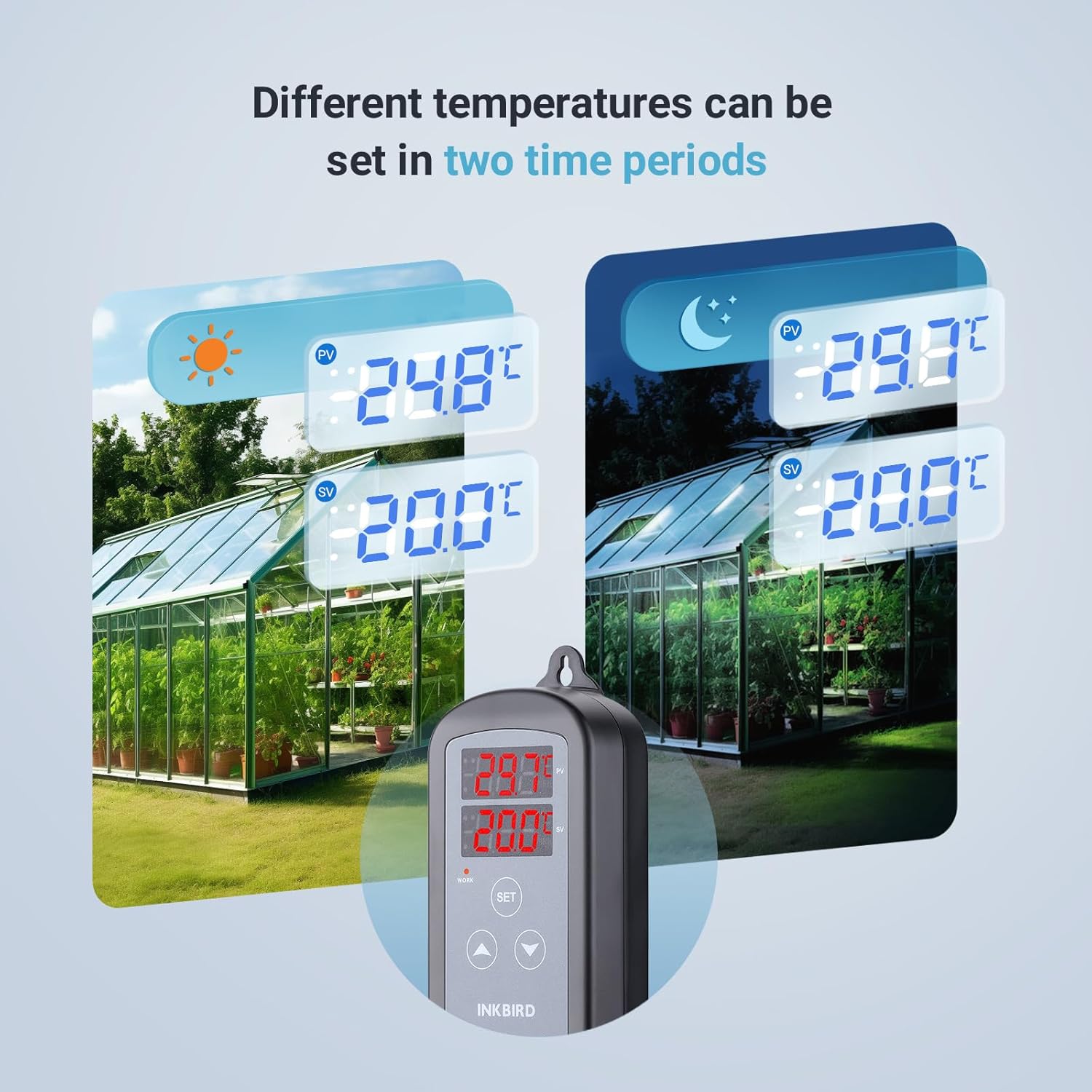 Thumbnail 3 de Inkbird ITC-2T Thermostat 2 Ausgänge für Terrarien