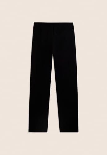 Detalle de FREDDY Pantaloni Sportivi Regular Fit con Gamba Dritta – Nero, Donna, Medium