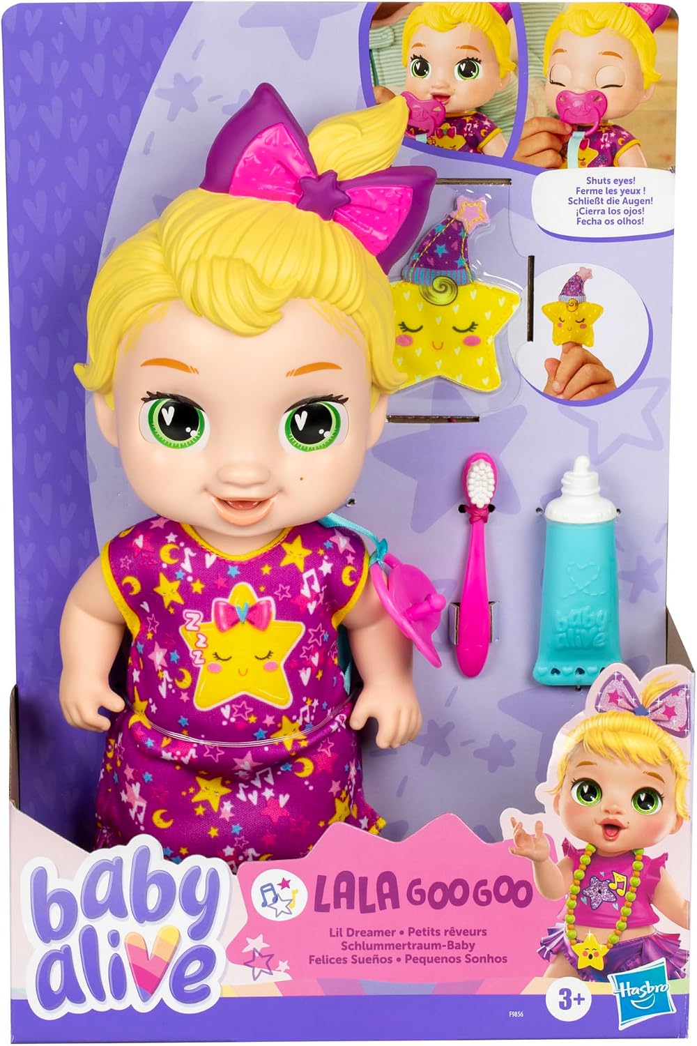 Detalle 2 de Baby Alive Sleepy Baby Doll Set, 11-Inch