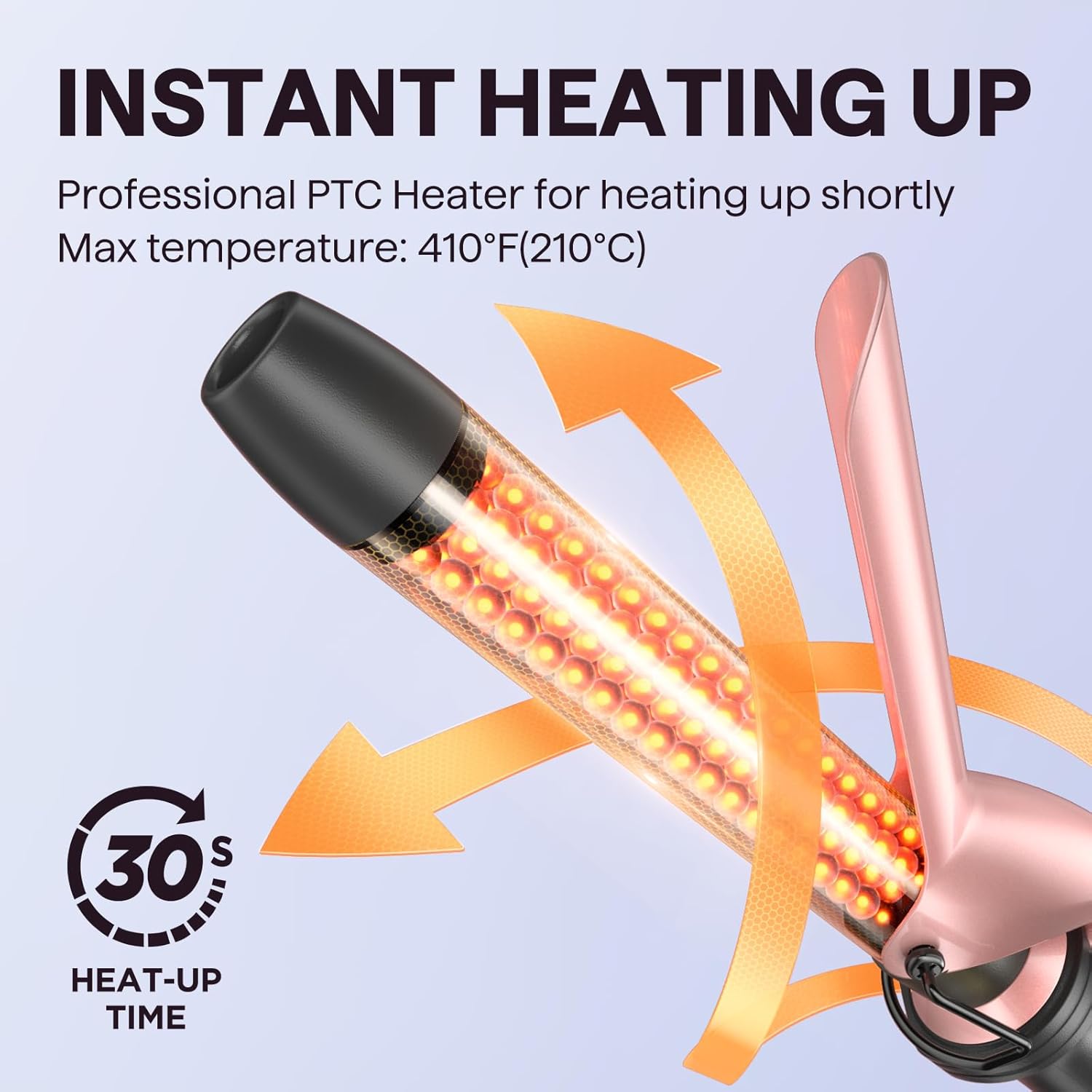 Thumbnail 2 de Wavytalk 5 in 1 Curling Wand Set (Dual Voltage) with 5 Interchangeable Barrels, Ceramic Wands, Thermal Brush & Crimper