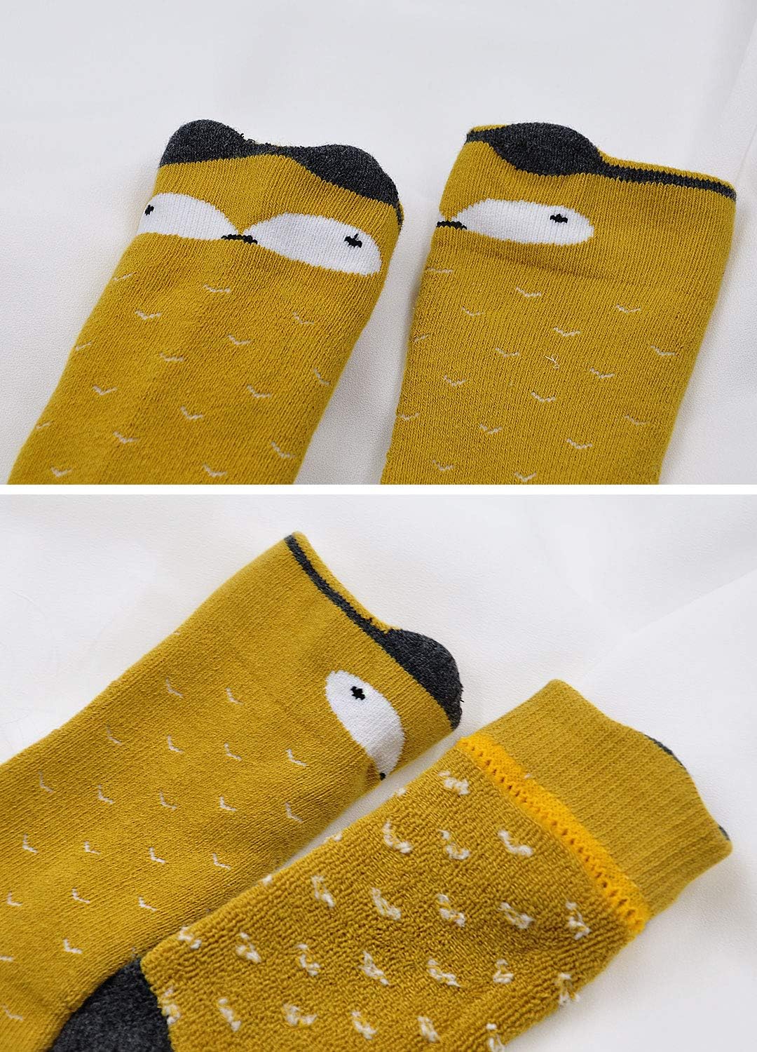 Thumbnail 5 de LOFIR Chaussettes chaudes en coton pour enfants – 6 paires, taille 20-34