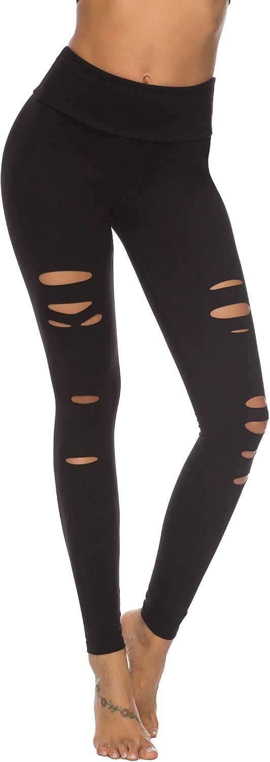 Detalle de DIBAOLONG Women's Yoga Leggings, 92% Polyester