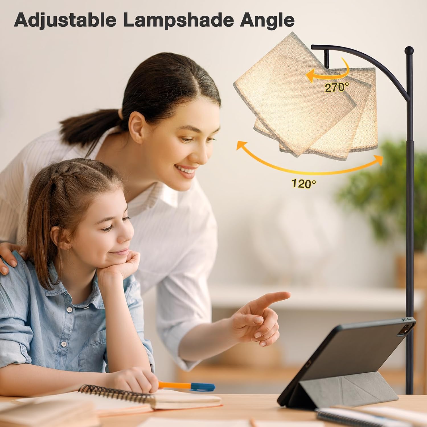 Thumbnail 5 de Aooshine 60" Floor Lamp 3-Colour 9W