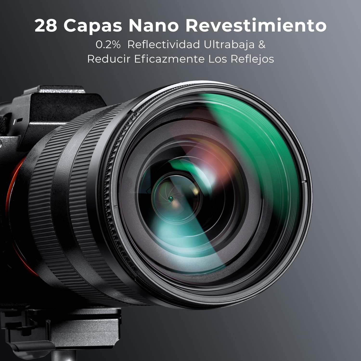 Detalle 2 de K&F CONCEPT Nano-Xcel 58mm Polarizador CPL