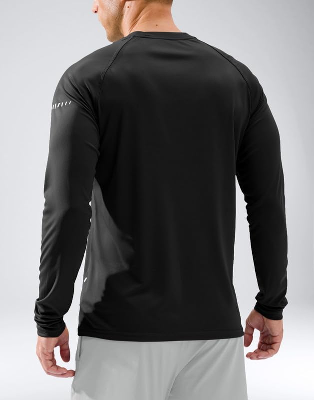 Detalle de G Gradual Men's UPF 50+ Long-Sleeve Rash Guard, Lightweight Quick-Dry