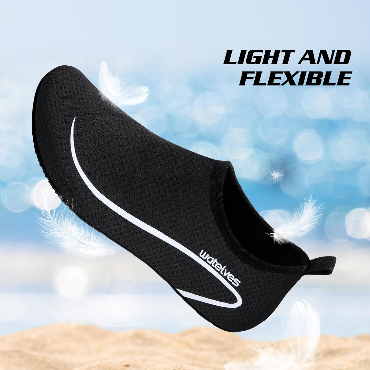 Detalle 2 de WateLves Wasserschuhe Unisex – Schnelltrocknende Surfschuhe 34–47 EU