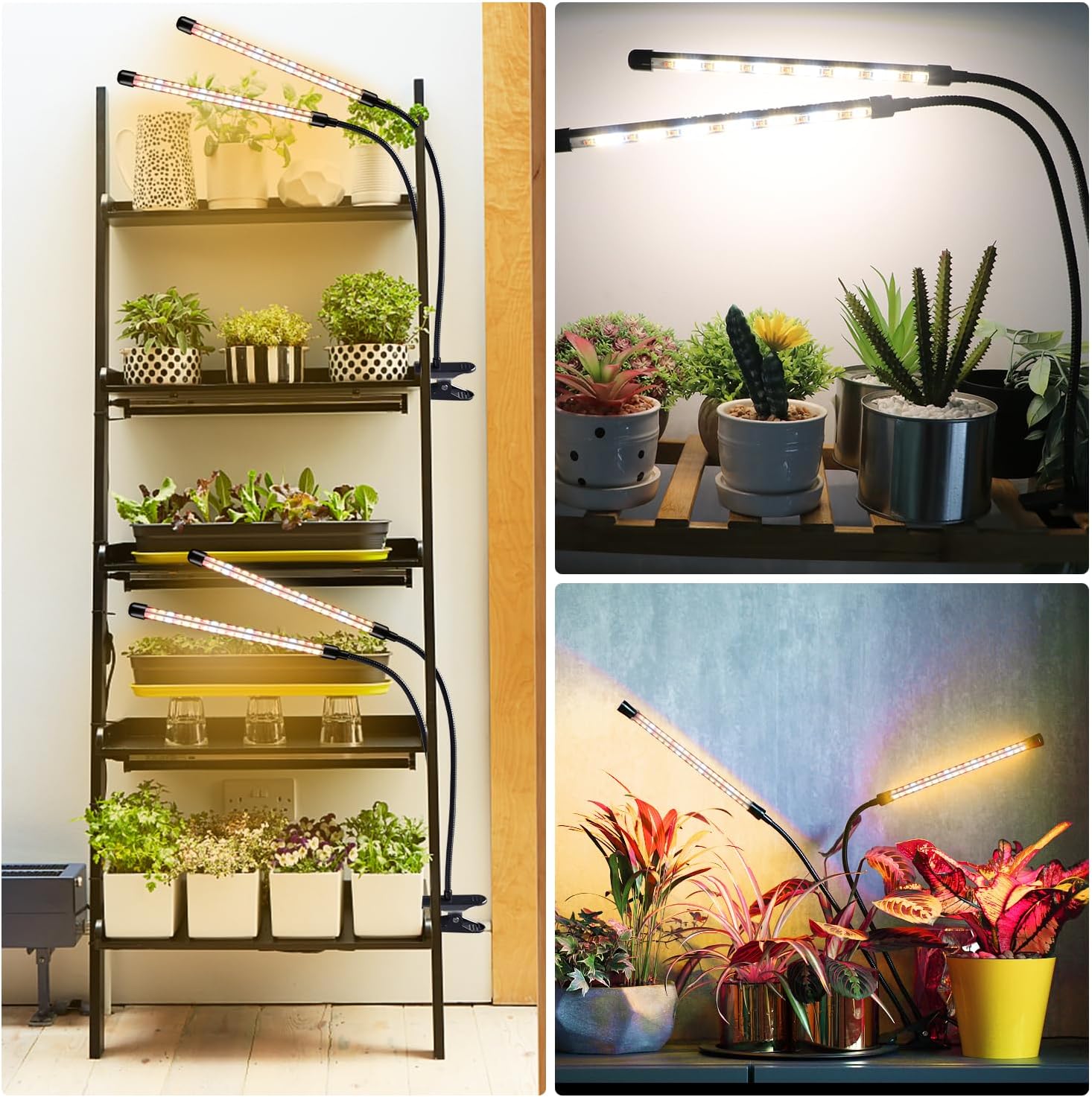 Thumbnail 6 de Niello Lampe pour Plantes 2 têtes 160LED