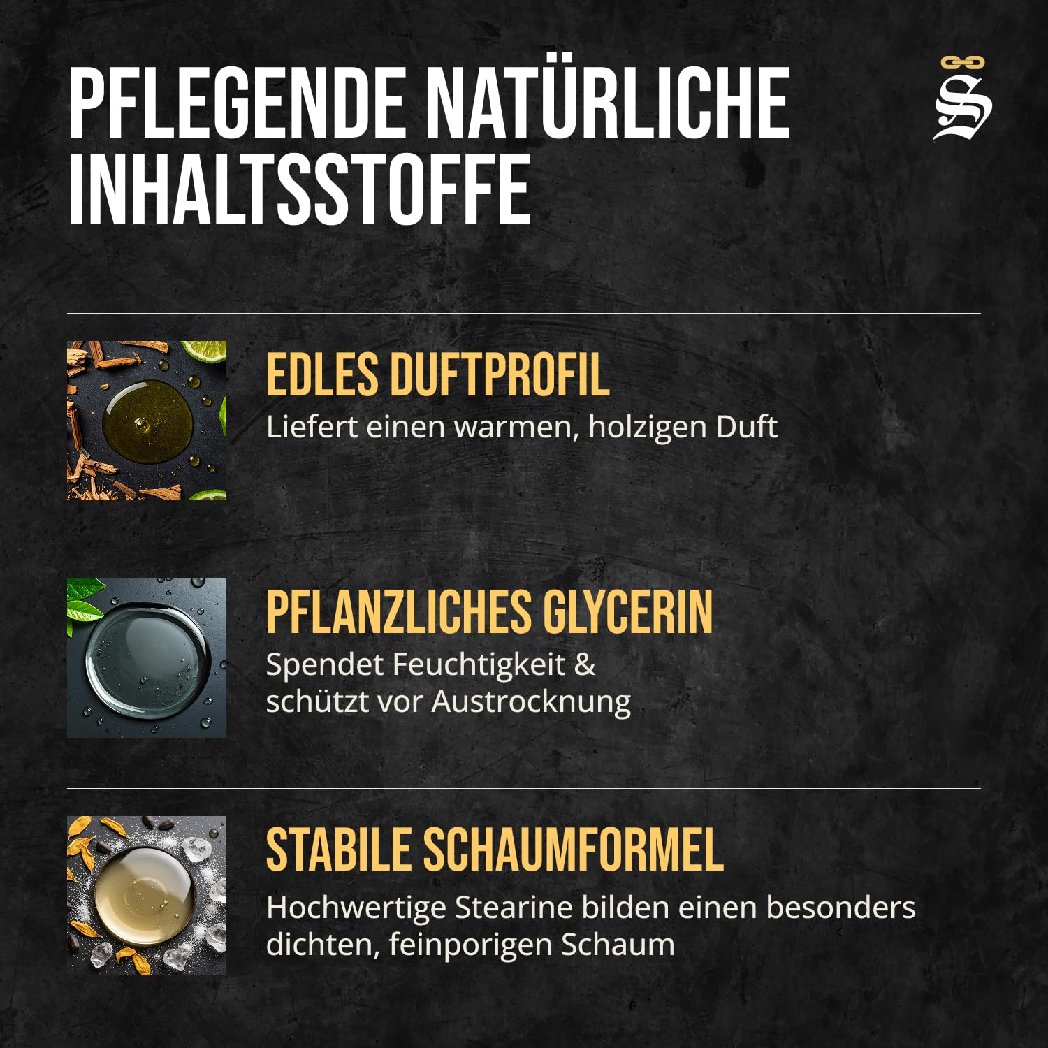 Detalle 2 de Störtebekker Premium Rasierseife Sandelholz 70 g – Handgefertigte, vegane Rasierseife für kräftigen, sanften Rasierschaum