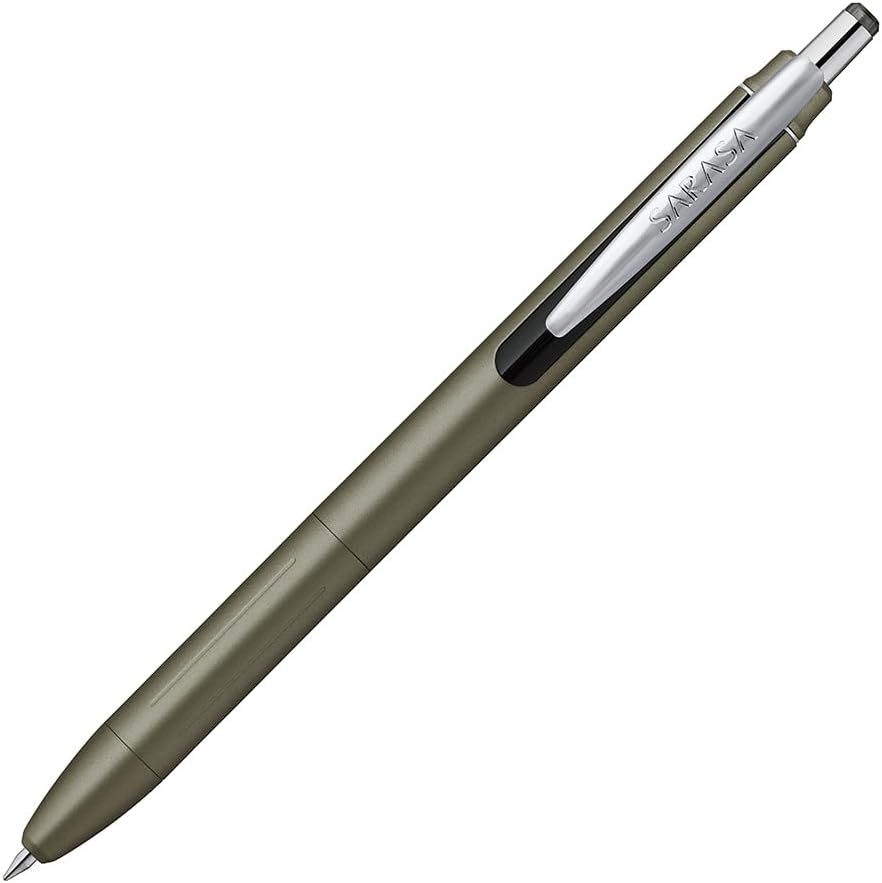 Detalle 2 de ゼブラ サラサグランド P-JJ57-AE ジェルボールペン 0.5mm アッシュブラウン軸・黒インク