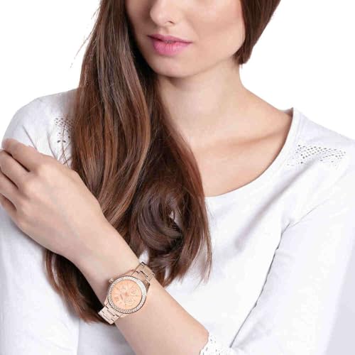 Detalle 2 de Fossil Stella cronógrafo 38 mm tono oro rosa