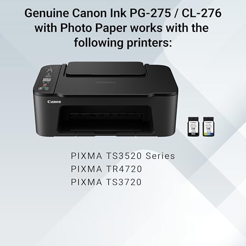 Detalle de Canon PG-275 / CL-276 Genuine Ink Value Pack (2 Cartridges) for TS/TR Series
