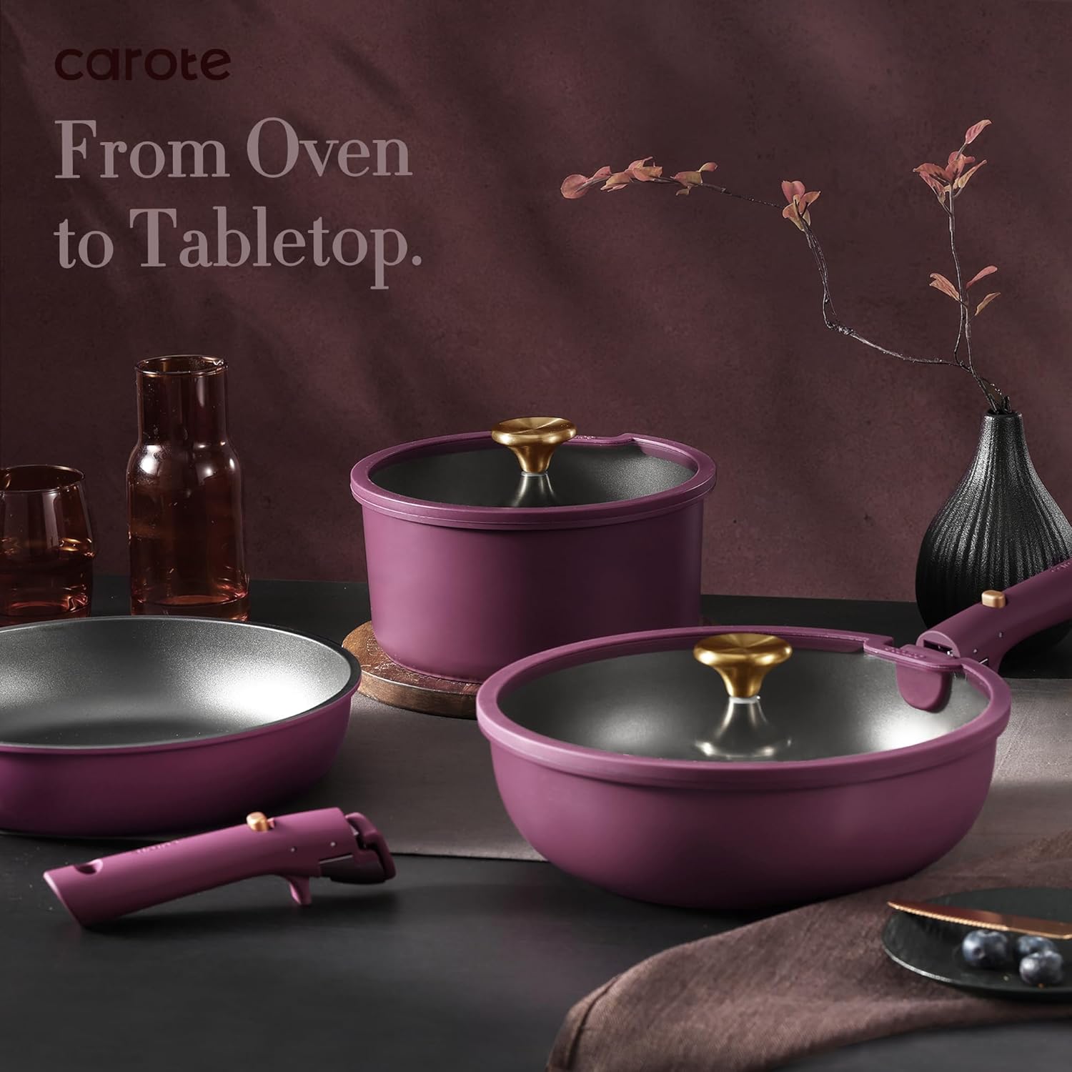 Thumbnail 5 de CAROTE 21pcs Pots and Pans Set