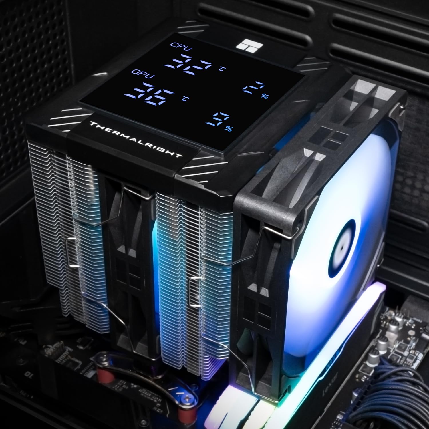 Thumbnail 4 de Thermalright TR Peerless Assassin 120 Digital ARGB Black (TRCC) – Raffreddatore CPU con display digitale per AM4/AM5 e Intel LGA1700/1851