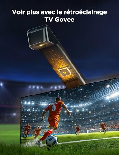 Thumbnail 7 de Govee TV Backlight 3 Lite avec Correction Fisheye – RGBICW 4 en 1 pour téléviseur 55–65