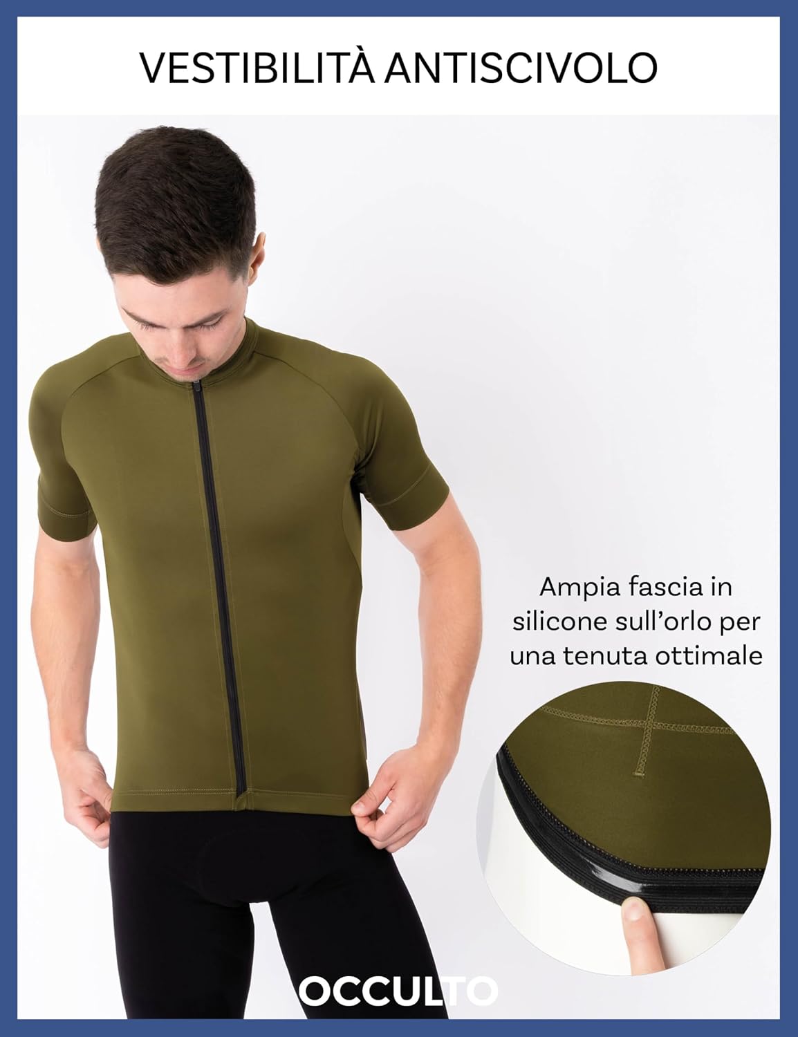 Thumbnail 3 de Occulto Maglia Ciclismo Uomo Milano (Modello: Milano) per MTB, Race-Fit attillata e traspirante