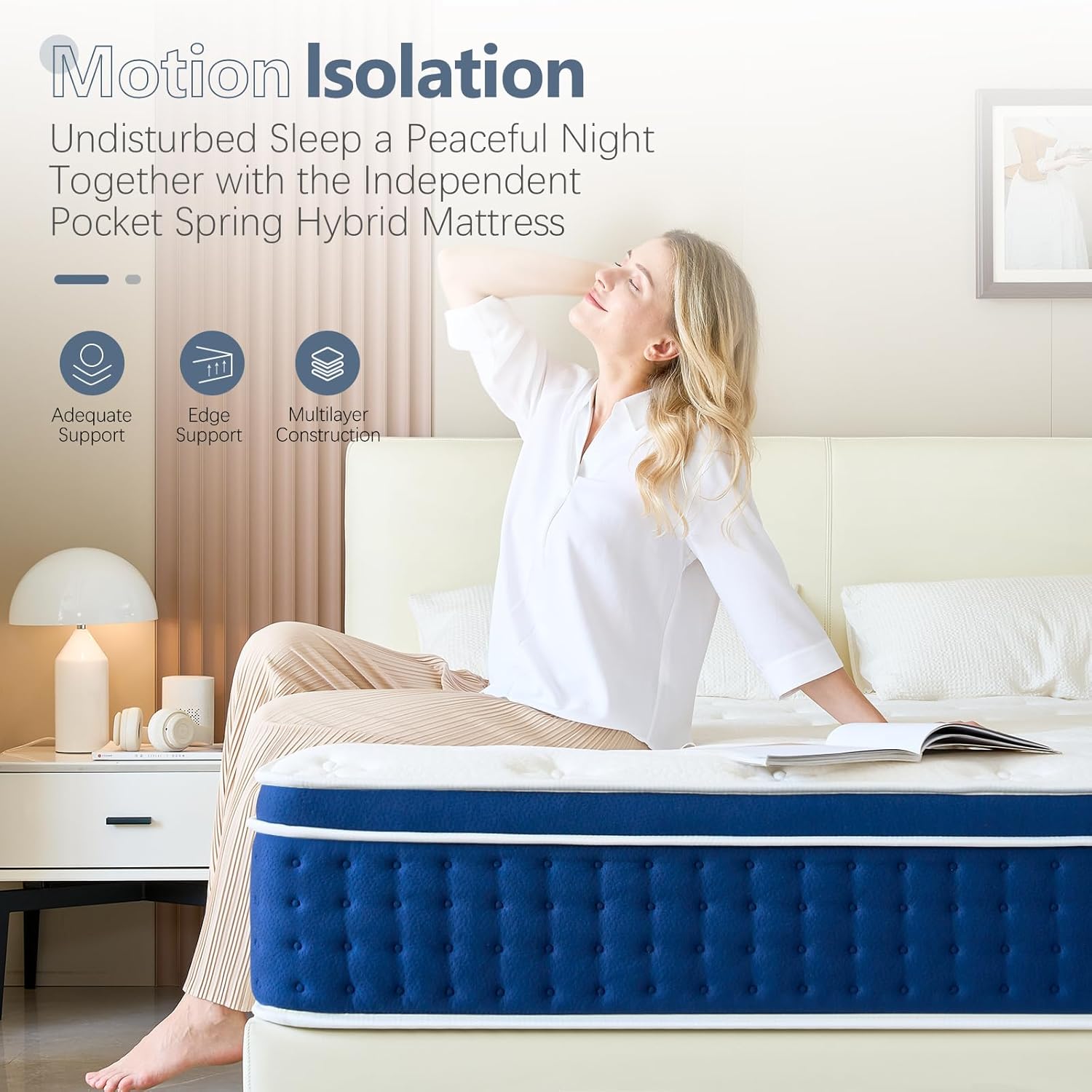 Thumbnail 4 de Bednew Single Hybrid Mattress 30cm
