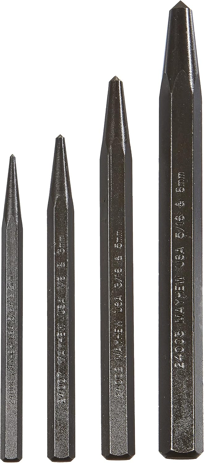 Detalle 2 de Mayhew Tools Center Punch Set, 7-Piece