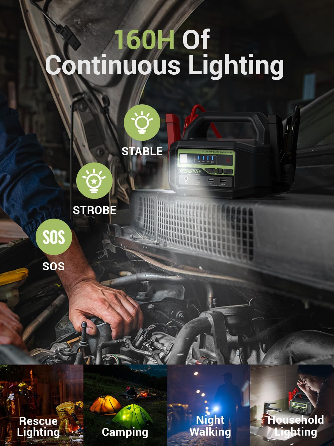 Thumbnail 6 de YESPER Car Battery Jump Starter 6000A