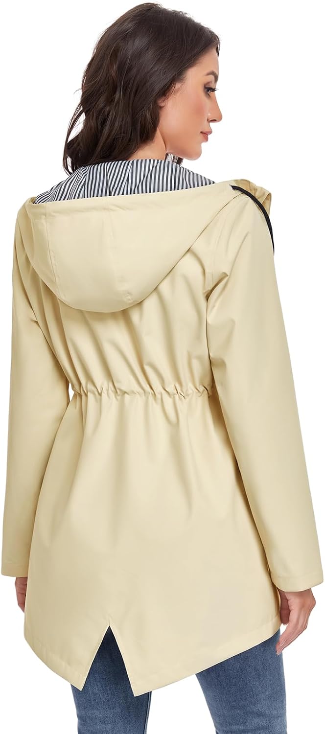 Detalle 2 de Yuson Girl Women's Lightweight Windbreaker Coat: Practical Transition Jacket