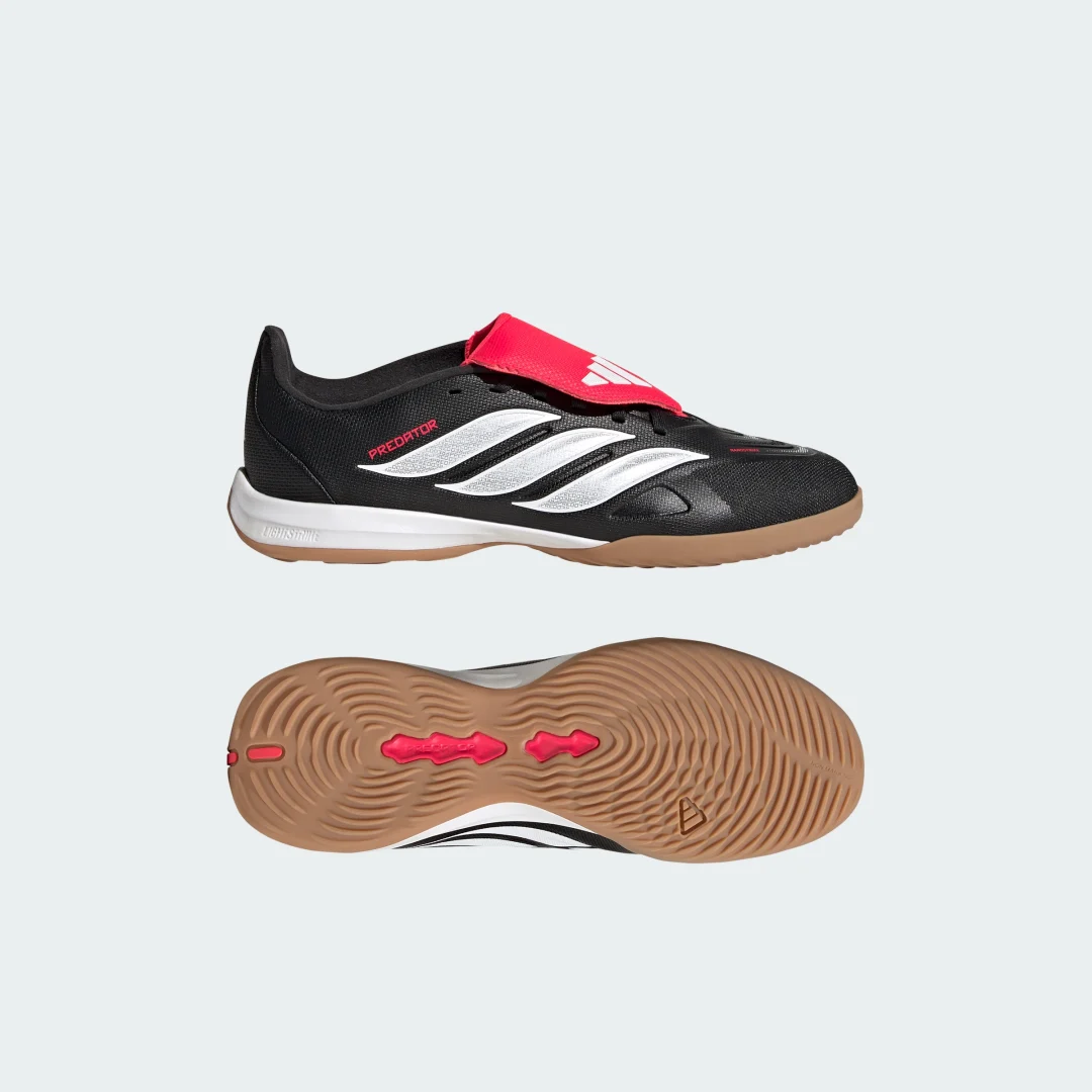 Detalle de Predator League Indoor: Zapatilla de fútbol con lengüeta plegable de Adidas