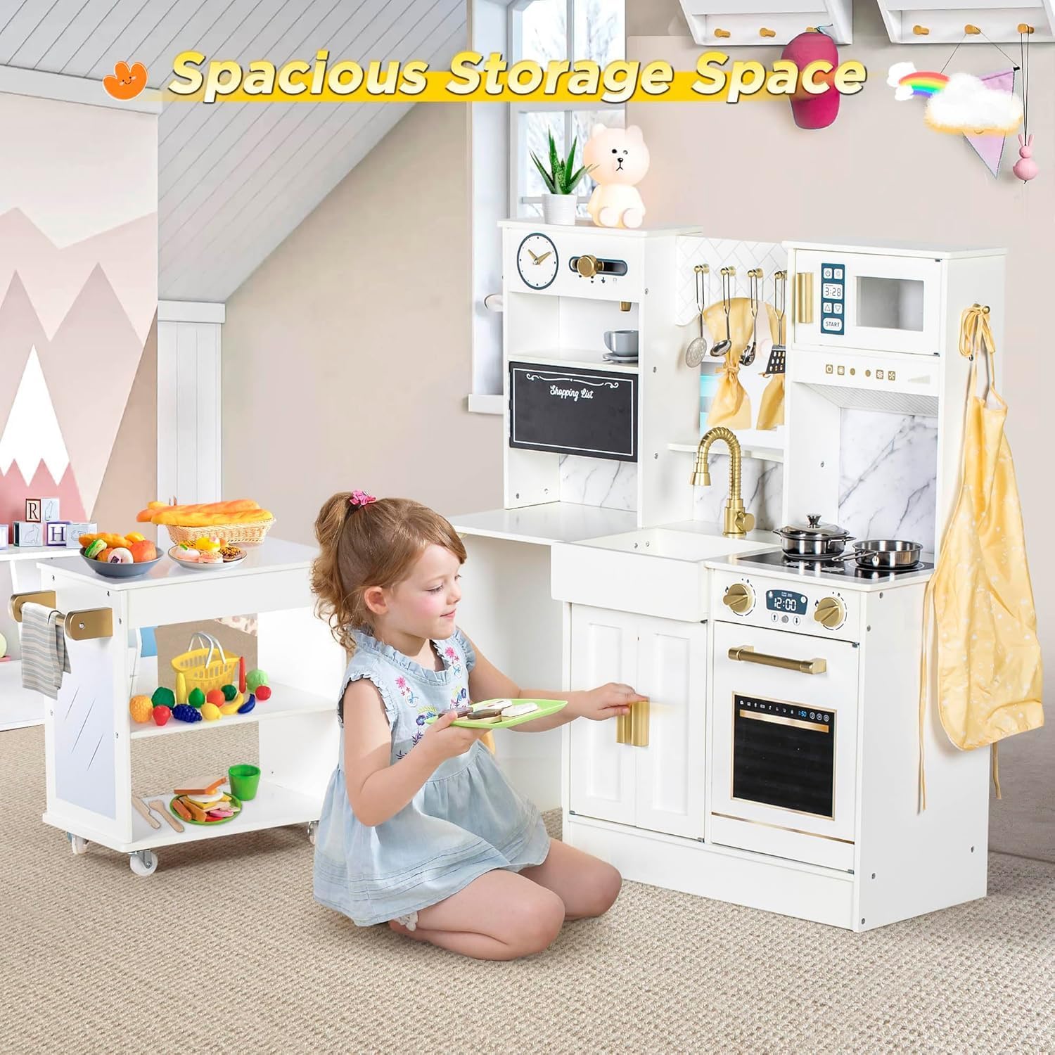 Detalle 2 de BRINJOY Cuisine en bois 3+ ans