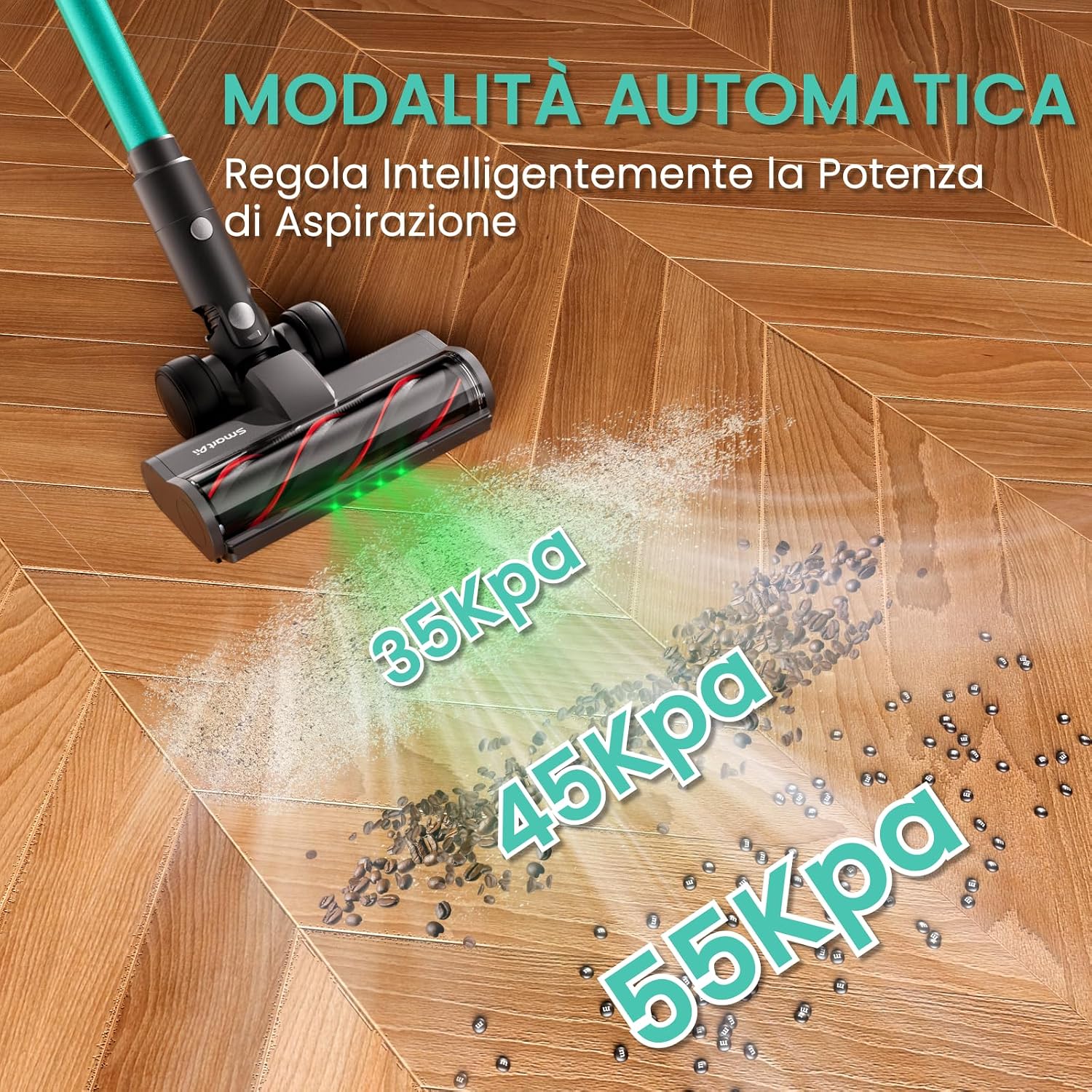 Thumbnail 5 de SmartAI V5 aspirapolvere senza fili 55 kPa/600 W 🧹