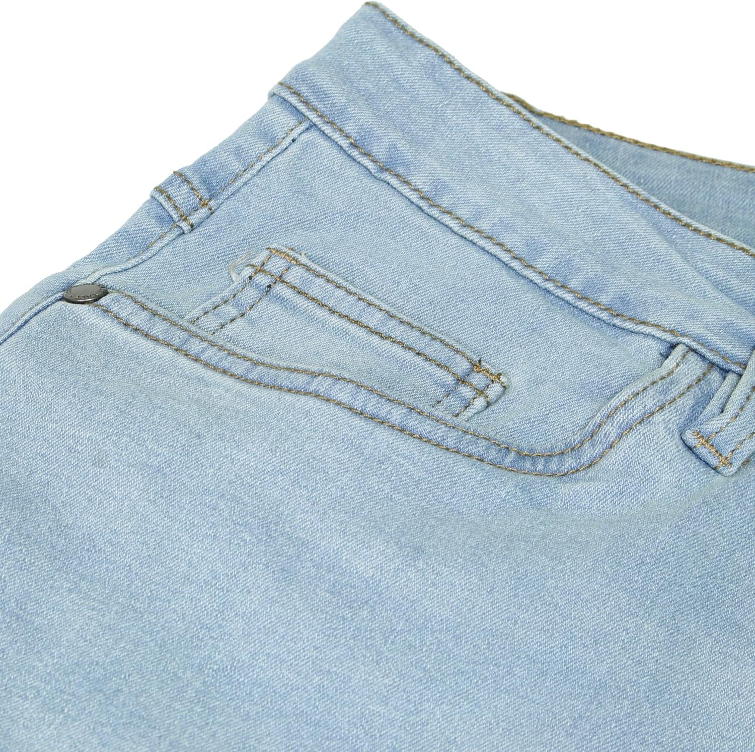 Thumbnail 4 de Xact Mens Stretch Denim Jean Shorts Regular Fit 5 Pocket Zip Fly 10oz – A practical summer staple