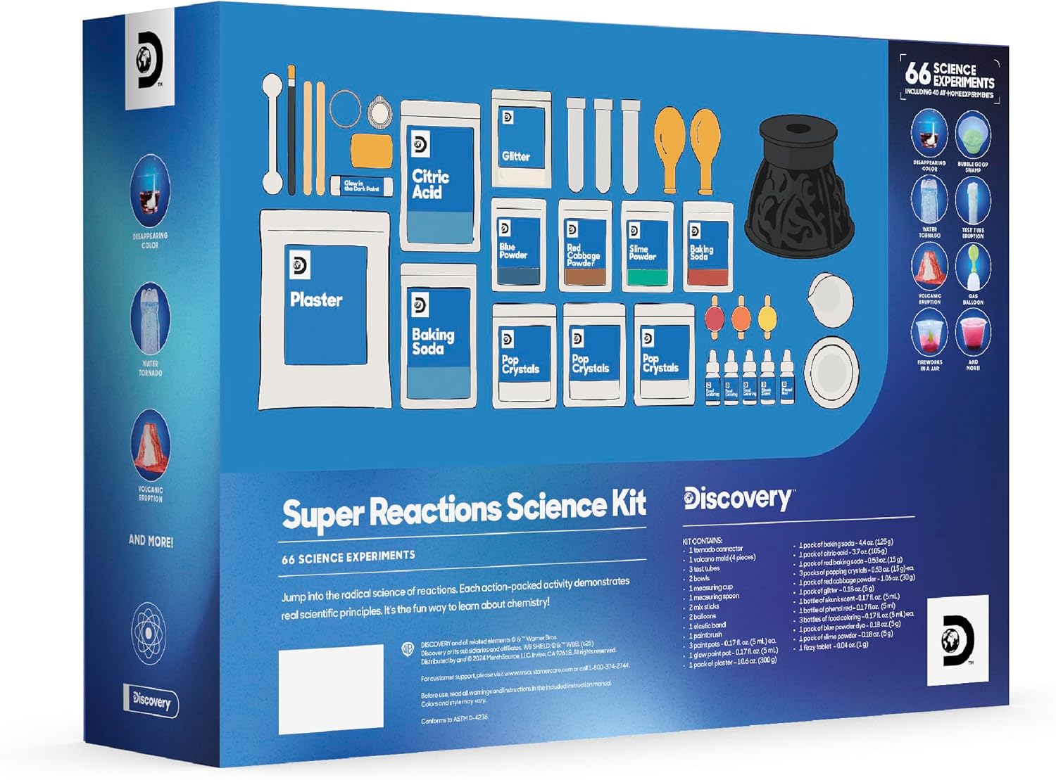Thumbnail 6 de Discovery Super Reactions Science Kit 66 experiments 🔬