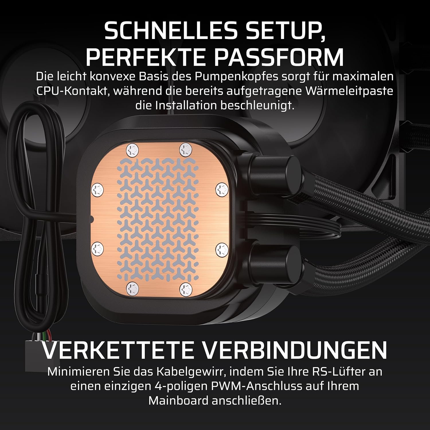 Thumbnail 3 de CORSAIR Nautilus 240 RS LCD Flüssig-CPU-Kühler – 240 mm AIO mit LCD Display und RS120-Lüftern