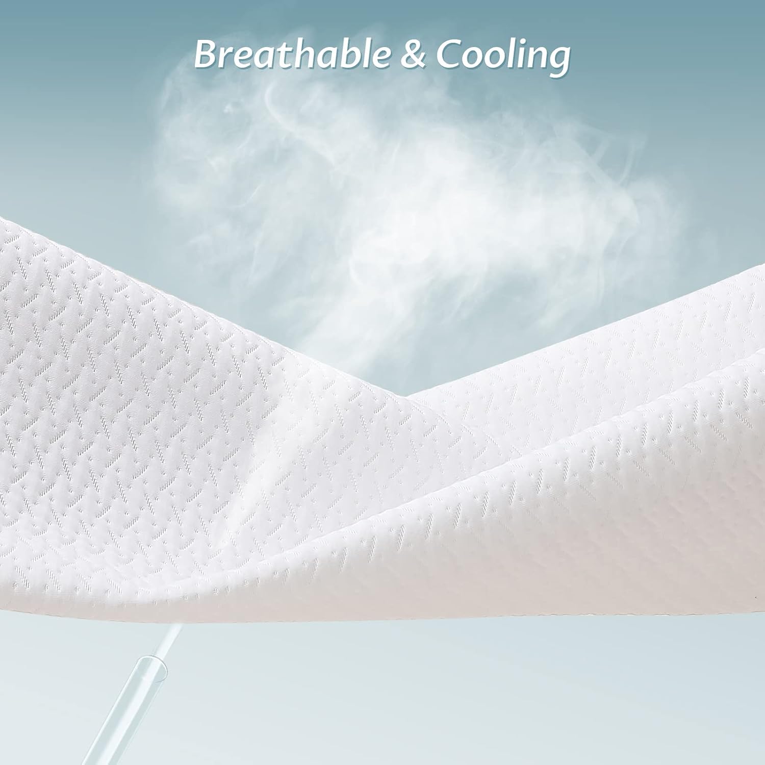 Thumbnail 3 de Reaks Queen Mattress Protector, Waterproof 3D Air Fabric, 18-Inch Deep Fit