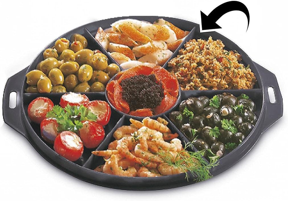 Thumbnail 5 de Xavax runde Kuchen-Transportbox mit Deckel – Kuchenbehälter mit 31,5 cm Durchmesser und Portionseinteilung