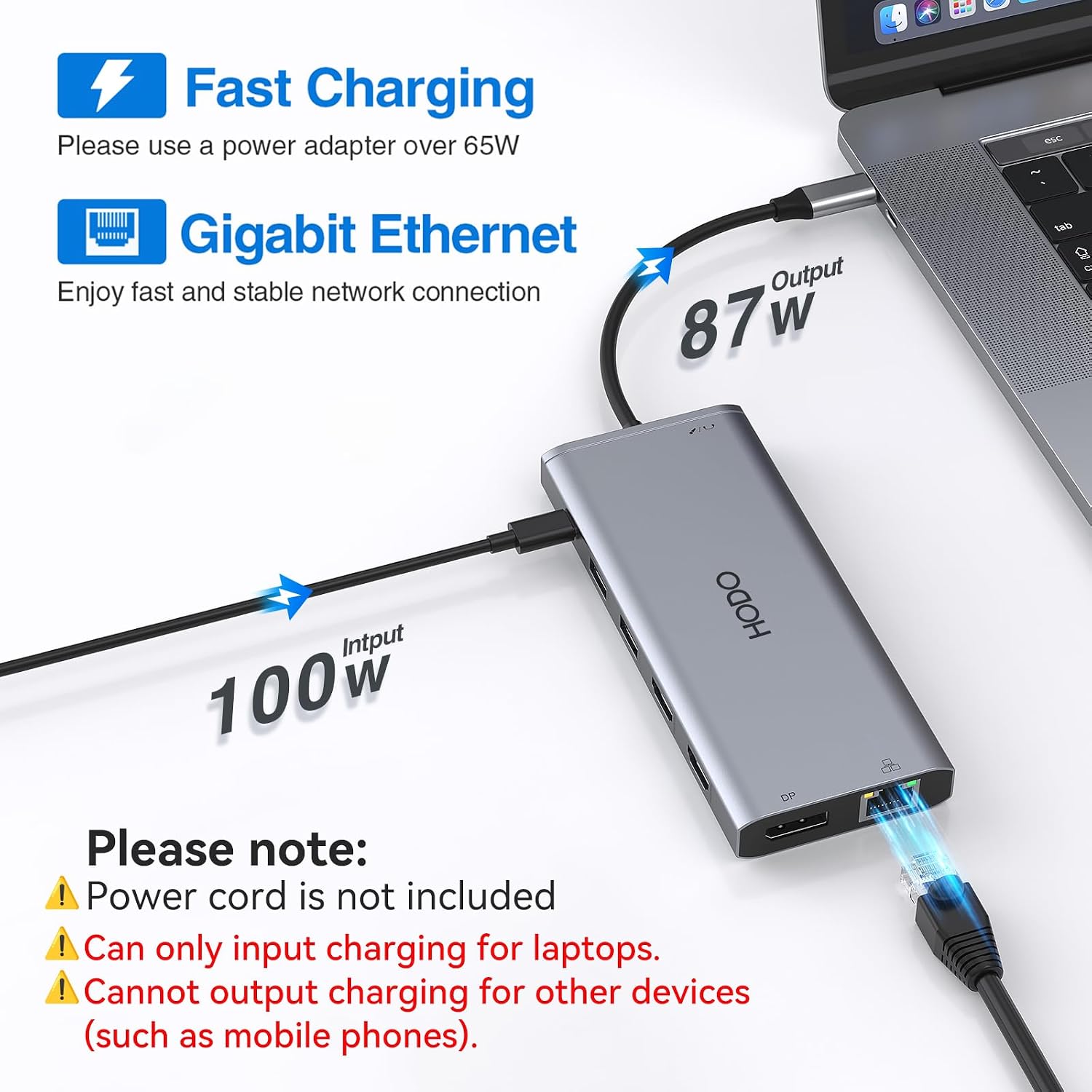 Detalle 2 de 14-in-1 USB-C Docking Station (Dual HDMI + Triple Display) for Dell/HP/Lenovo Laptops