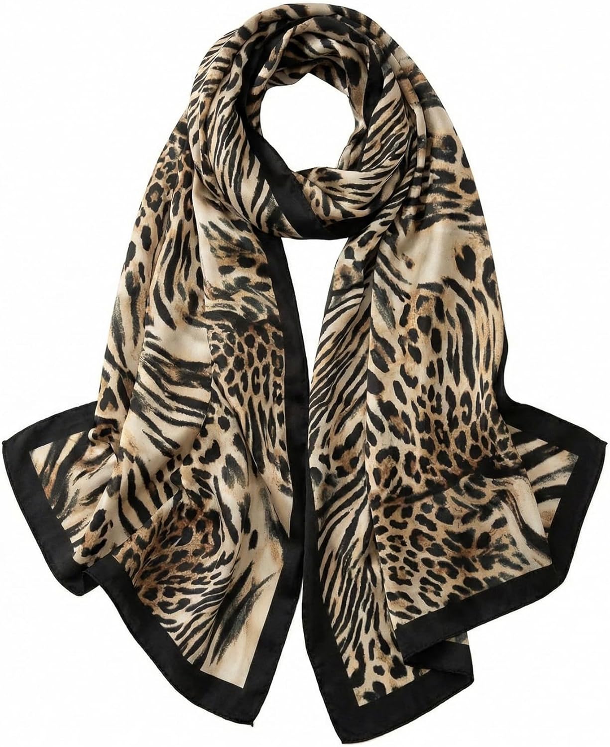 Thumbnail 6 de Trillion London Spring Collection Designer Silk Scarf – 180x90 cm, 100% Silk