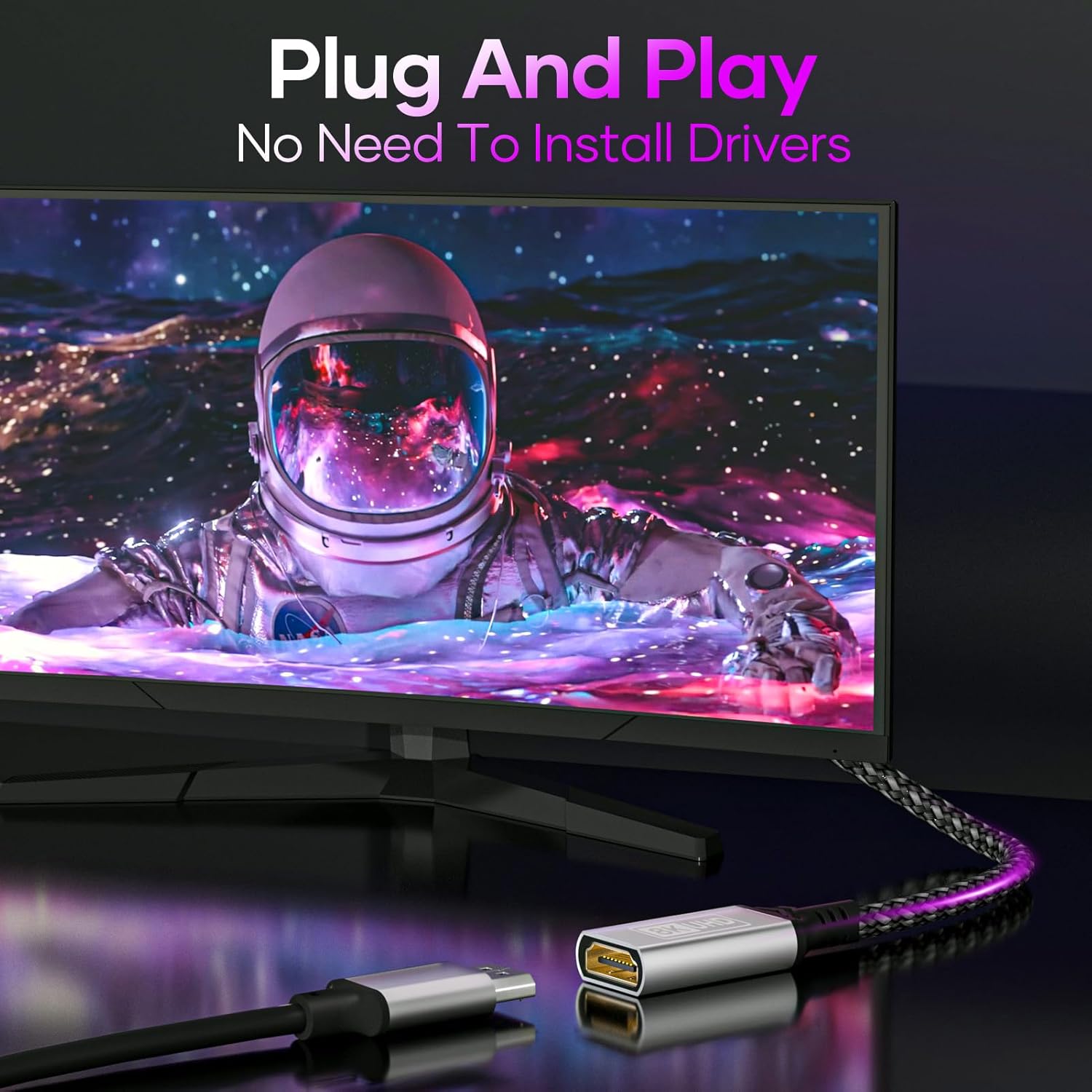 Thumbnail 4 de Sewowibo HDMI Extender 1M cable 48Gbps