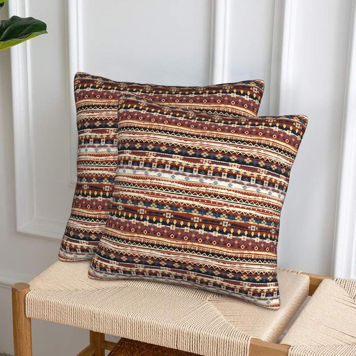 Thumbnail 5 de Boho Cushion Covers 50x50cm Set of 2