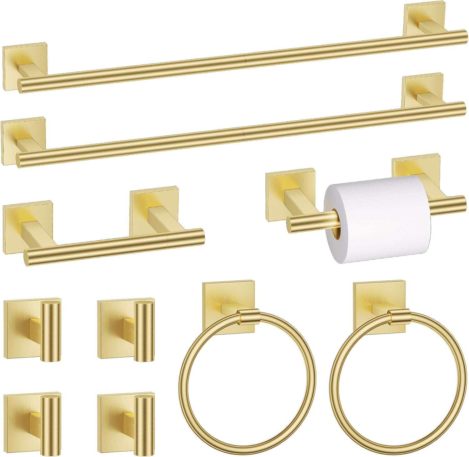 Detalle de Bathroom Hardware Set, 23.6-Inch Towel Rack
