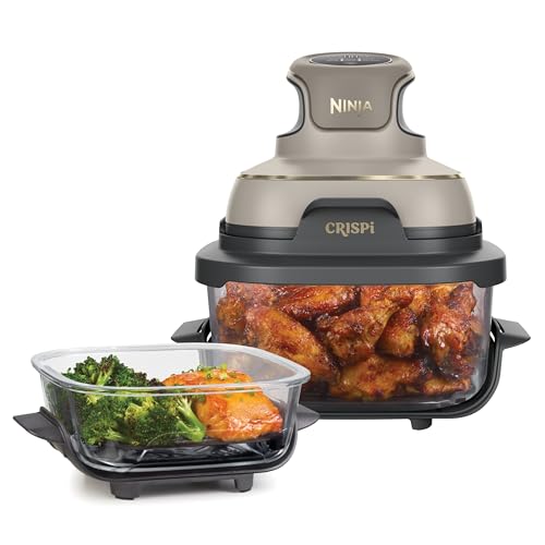 Detalle de Ninja CRISPi FN101EUSTGD: Friggitrice ad aria portatile 3,8 L in Pietra Oro