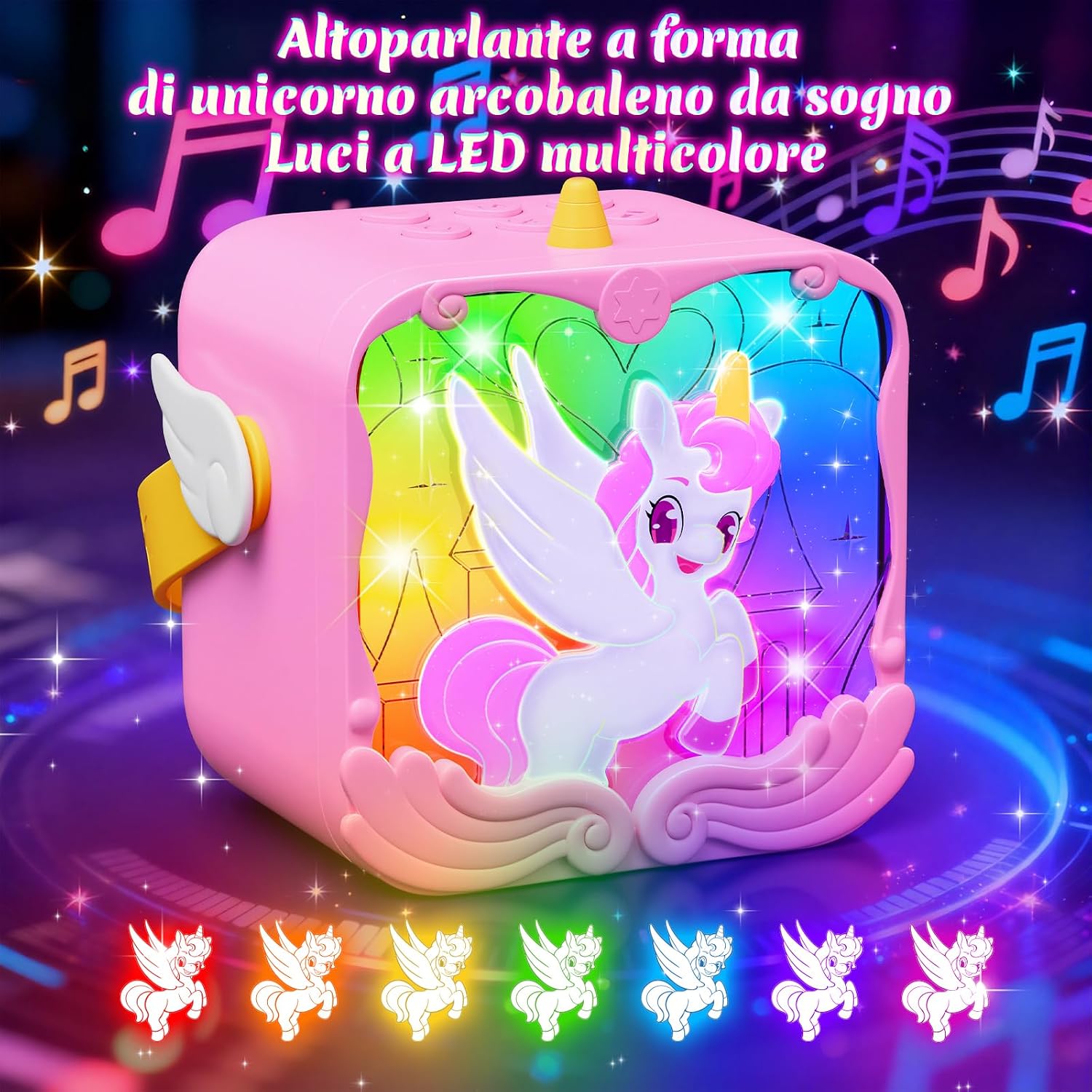 Thumbnail 2 de Unicorno Karaoke per Bambini 6W