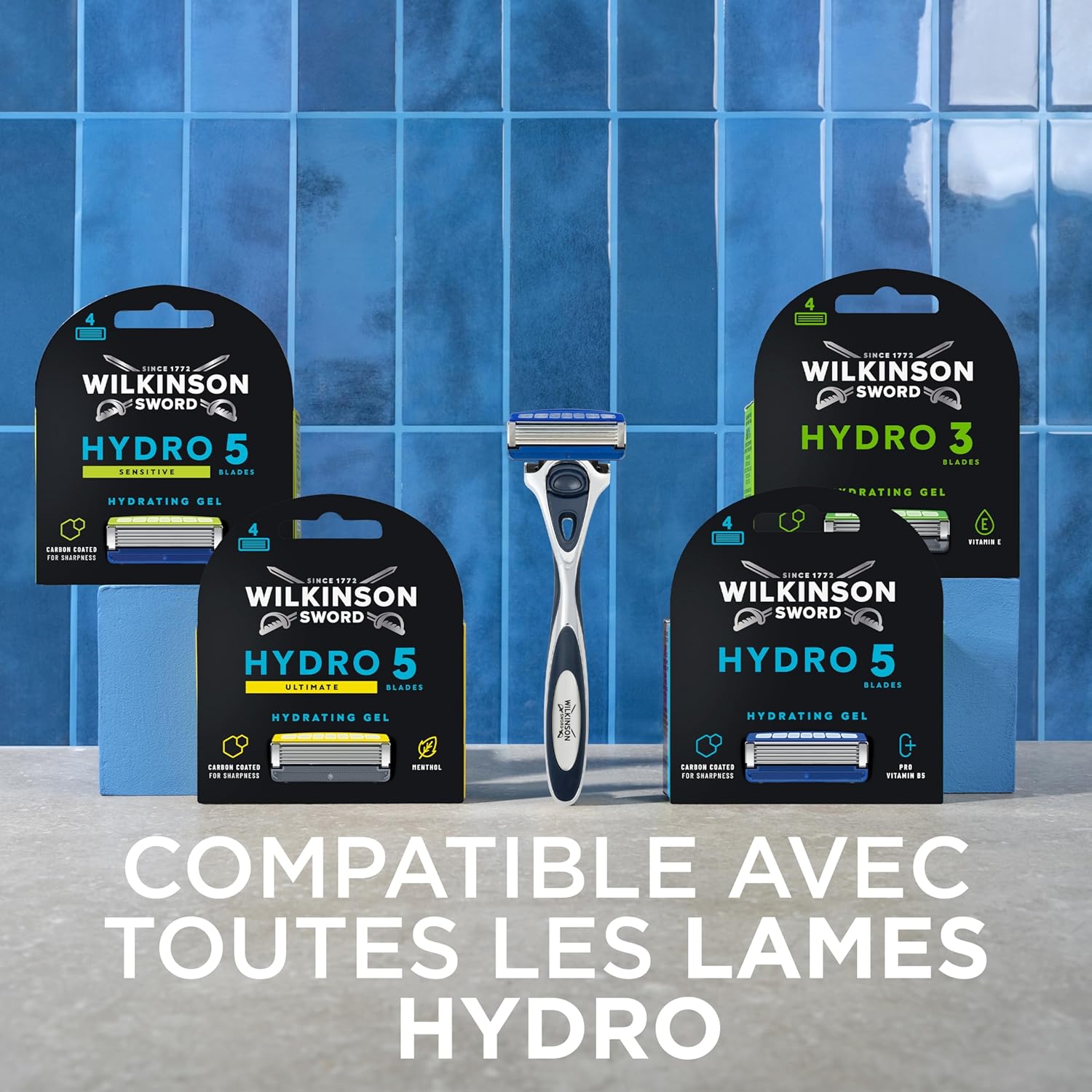 Thumbnail 4 de Wilkinson Sword Hydro 5 – Rechargeable Lames de rasoir (pack 12) pour hommes