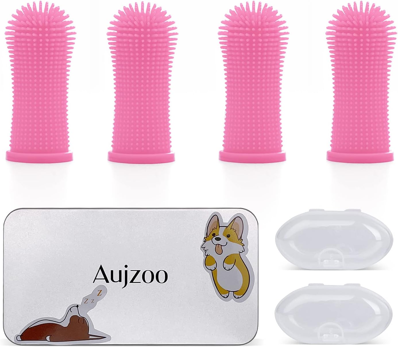 Thumbnail 5 de Aujzoo Hundezahnbürste 4er Set