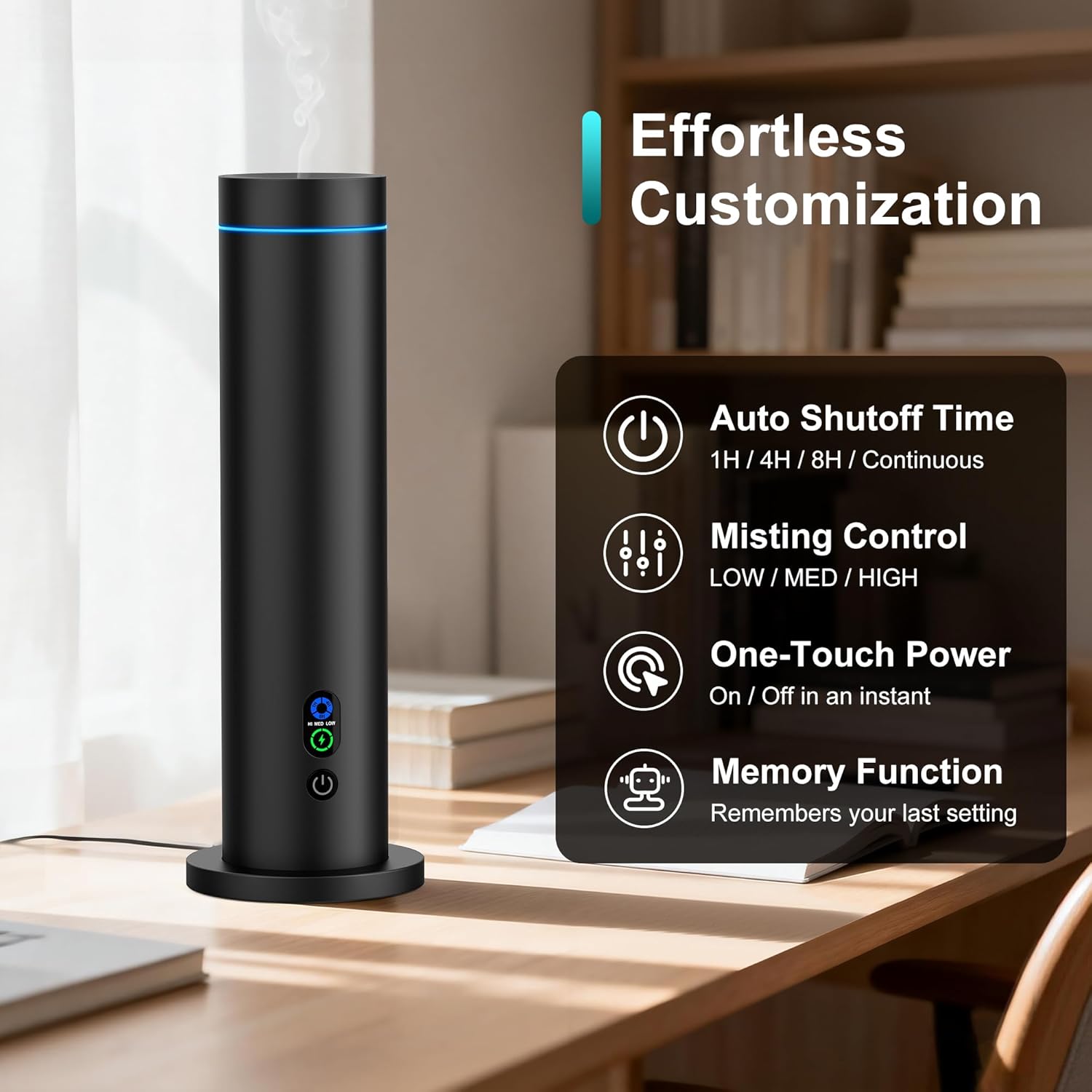 Thumbnail 3 de Maromalife Waterless Diffuser: 1000 Sq. Ft Coverage, Plug-In Essential Oil Diffuser with Remote and Mood Lights