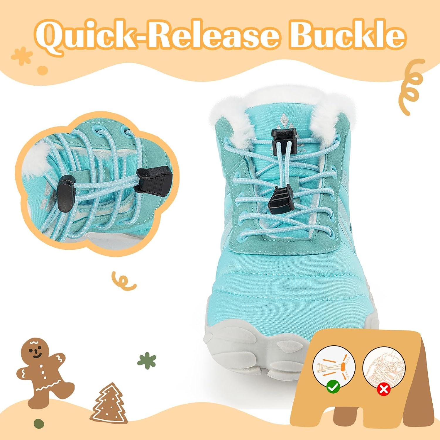 Thumbnail 2 de Mishansha Barefoot Botas Niños Invierno 25–36