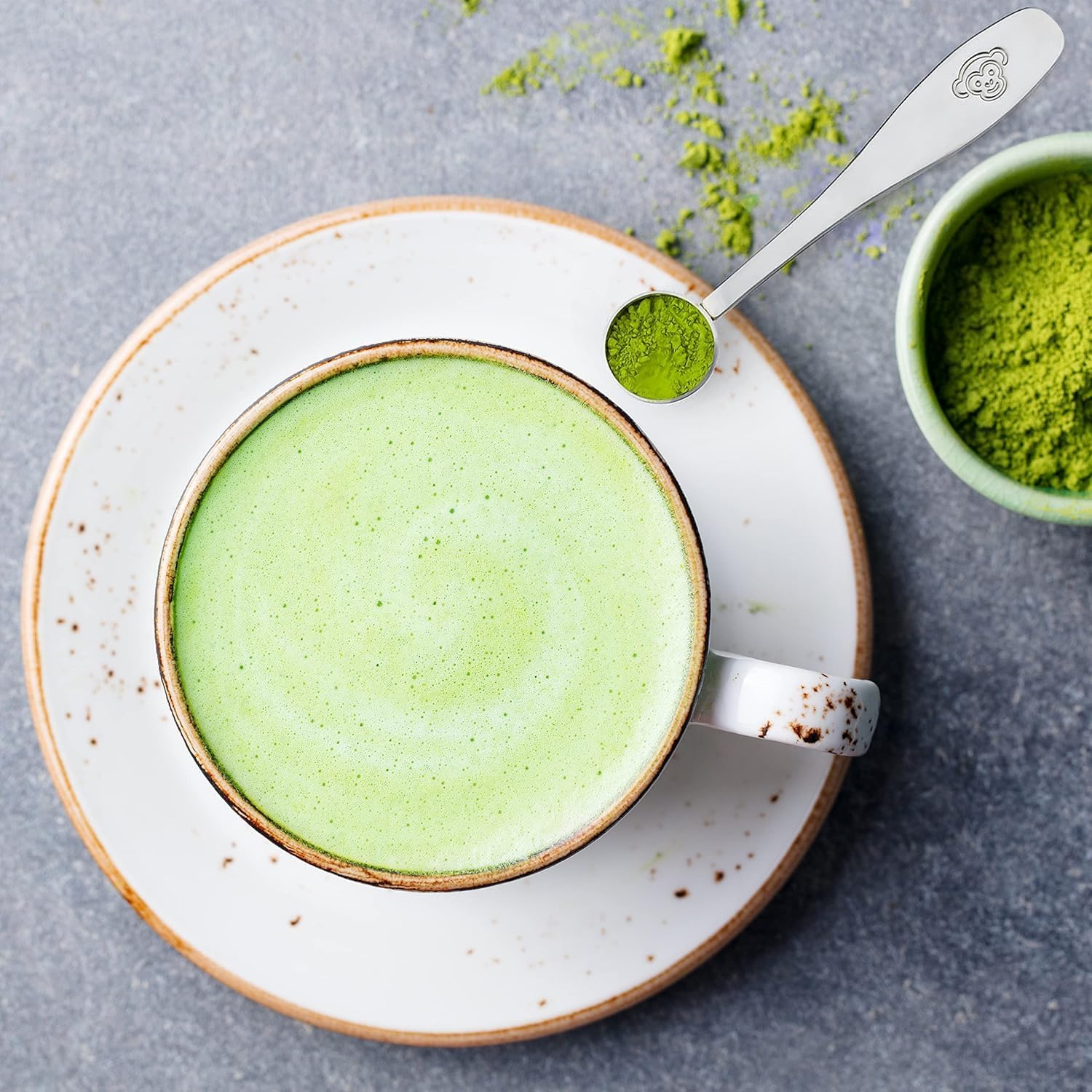 Detalle de PureChimp Matcha Measuring Spoon – 1g Stainless Steel Scoop for Precise Prep