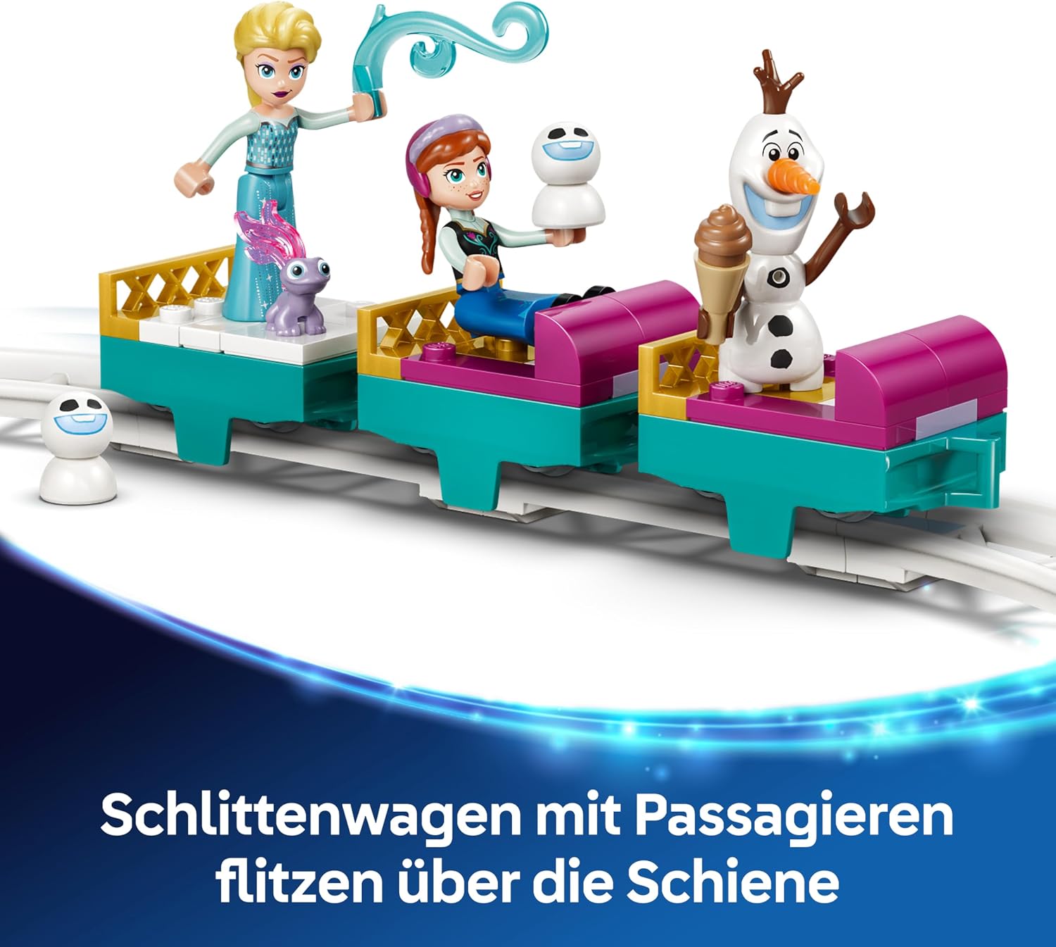 Thumbnail 5 de LEGO Disney 43281 Elsa Schlittenfahrt um den Eispalast