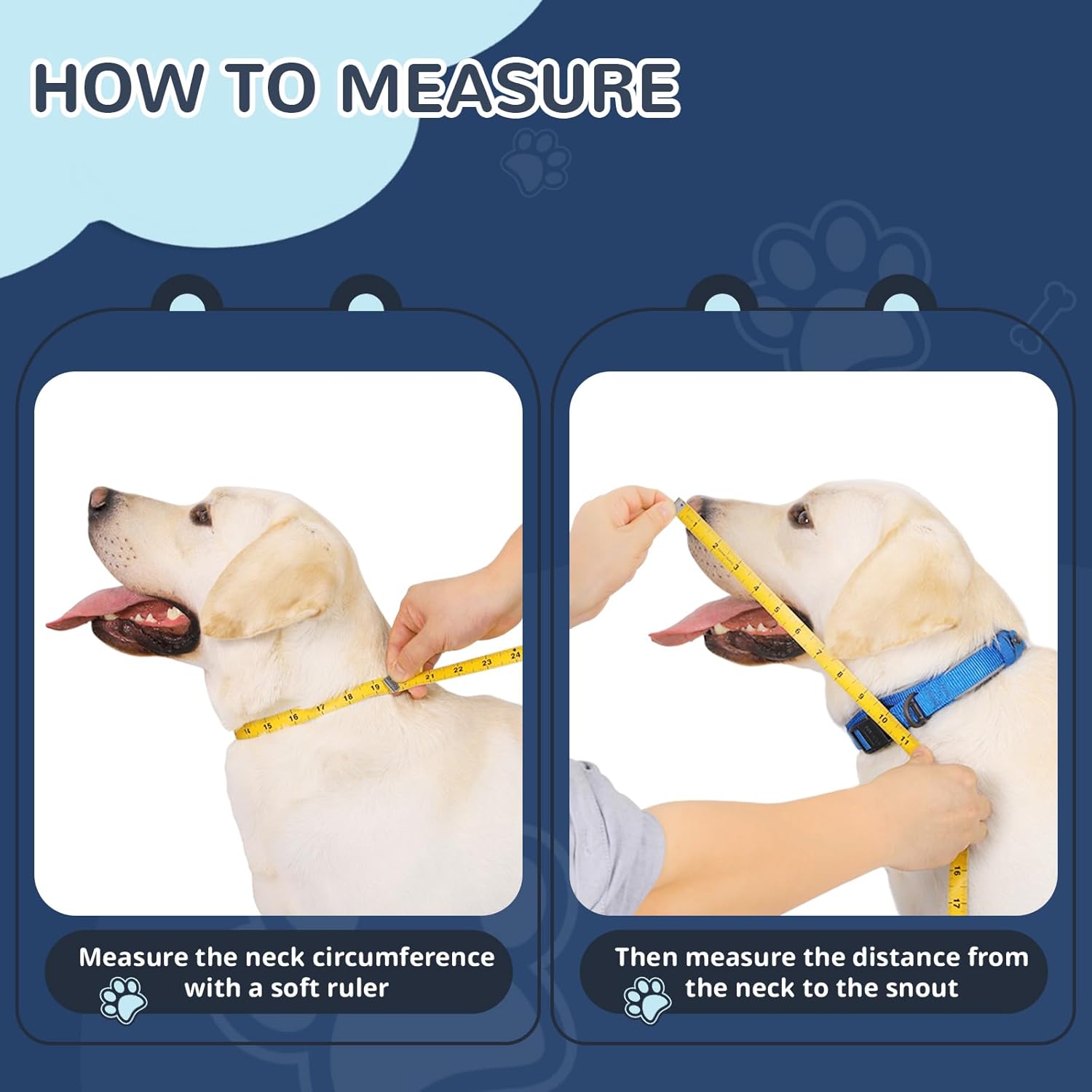Detalle de Collerette Chien – Collier anti-lechage en mousse, respirant et ajustable (Gris, Taille 4)