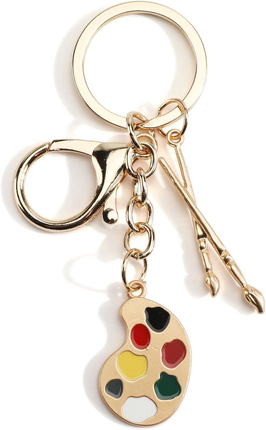 Porte-clés Design Créatif avec Palette de Peinture – Cadeau Élégant pour Femme