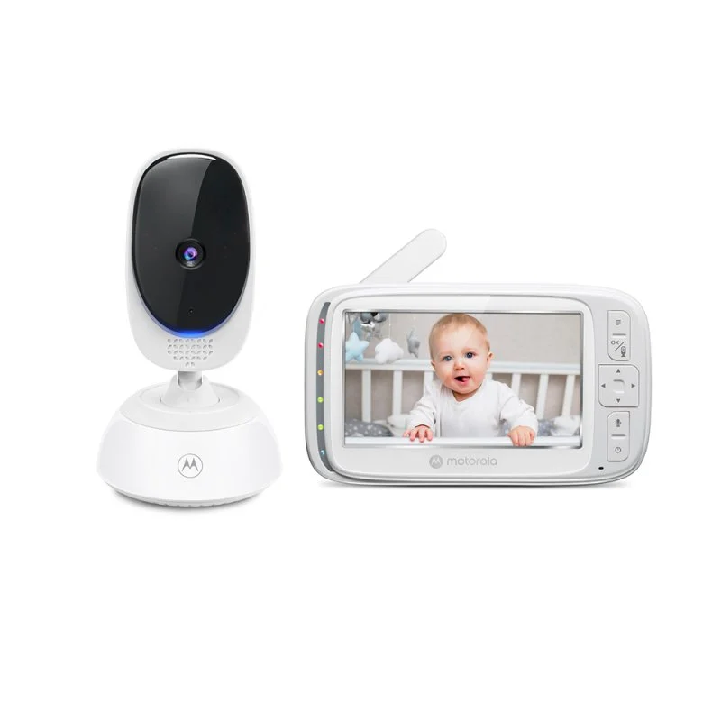 Detalle de Motorola VM75 vigilabebés 5" con panorámica remota 👶