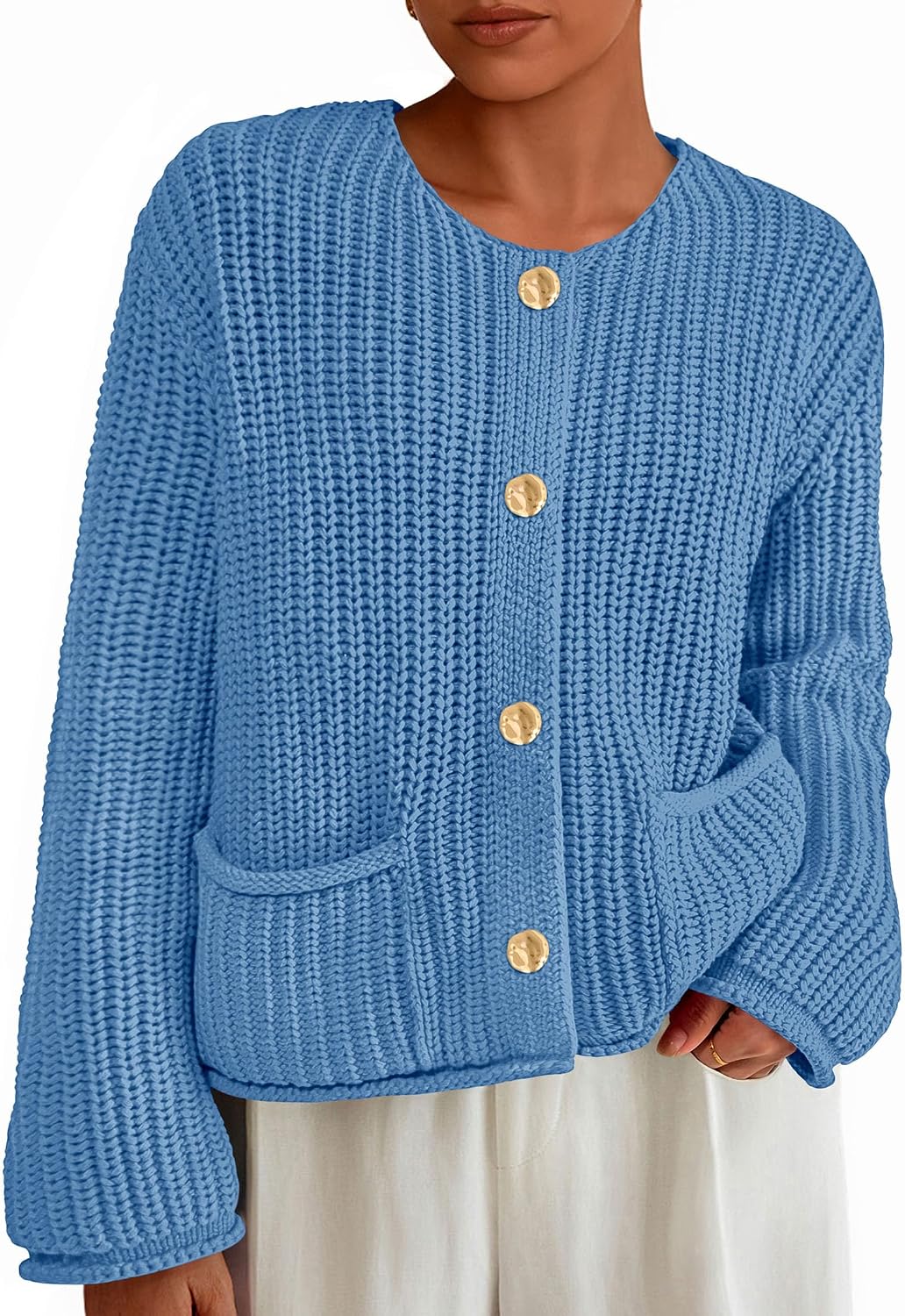 Thumbnail 5 de PRETTYGARDEN 2026 Oversized Chunky Cardigan
